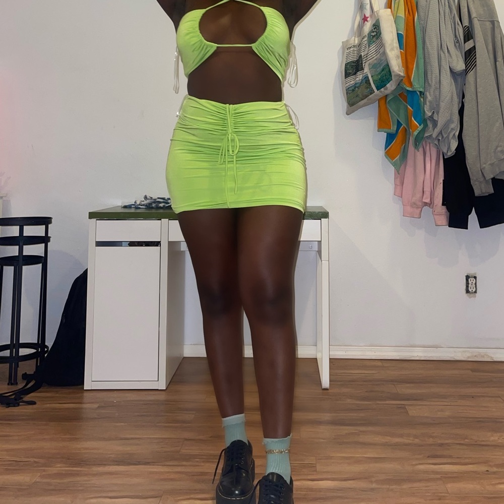 Green two piece